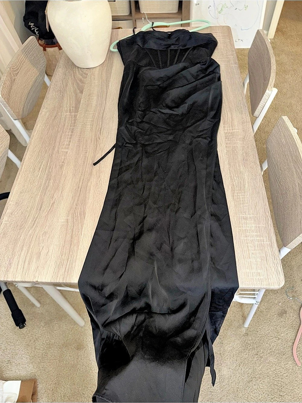 Azazie Corset Maxi bridesmaid dress